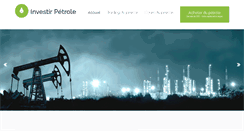 Desktop Screenshot of investir-petrole.com